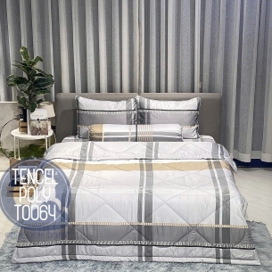 Các Mẫu Chăn Drap Họa Tiết Sọc Ngang